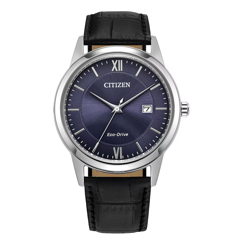 Citizen Black Leather Band Watch