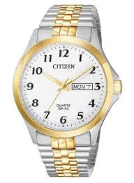 Citizen Arabic Number White Face Watch