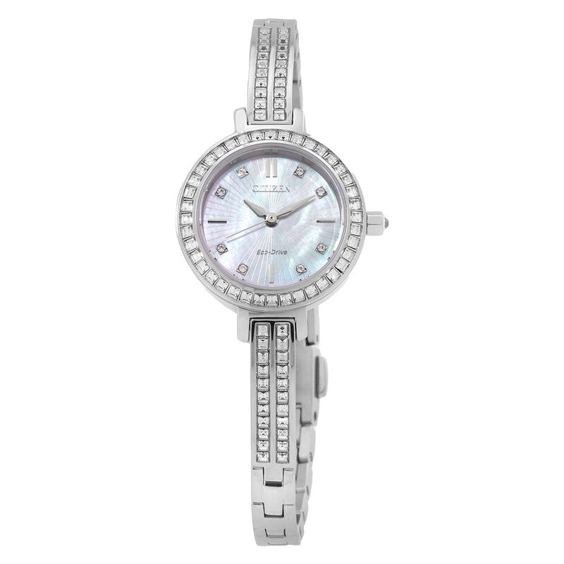Citizen Ladies Silver-Toned Eco-Drive