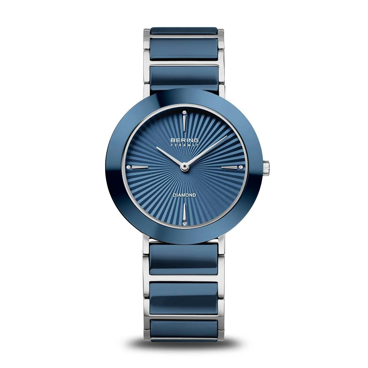 Bering Ladies Ceramic Blue Watch