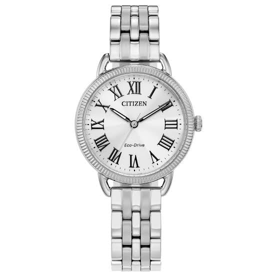Citizen Roman Numeral Silver Watch