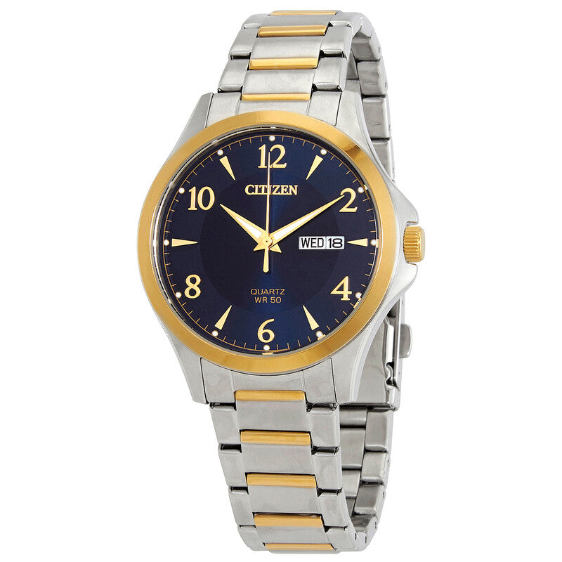 Citizen Midnight Face Two-Toned Date Watch