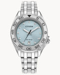 Citizen Blue Face Silver Watch