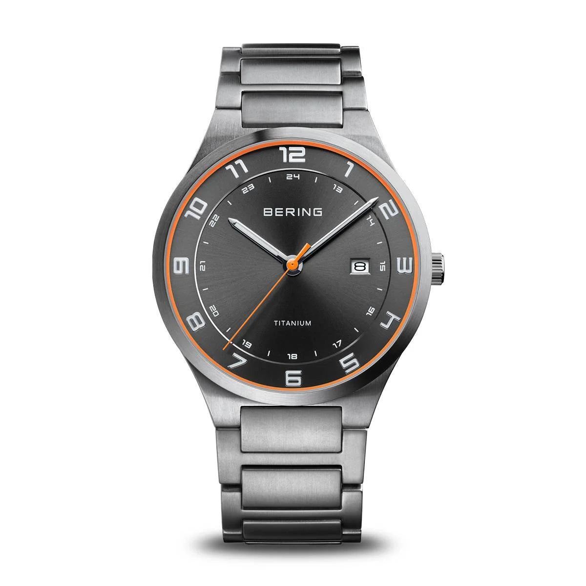 Bering Titanium Arabic Numeral Watch