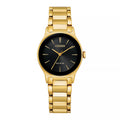 Citizen Yellow-Toned Black Face Watch